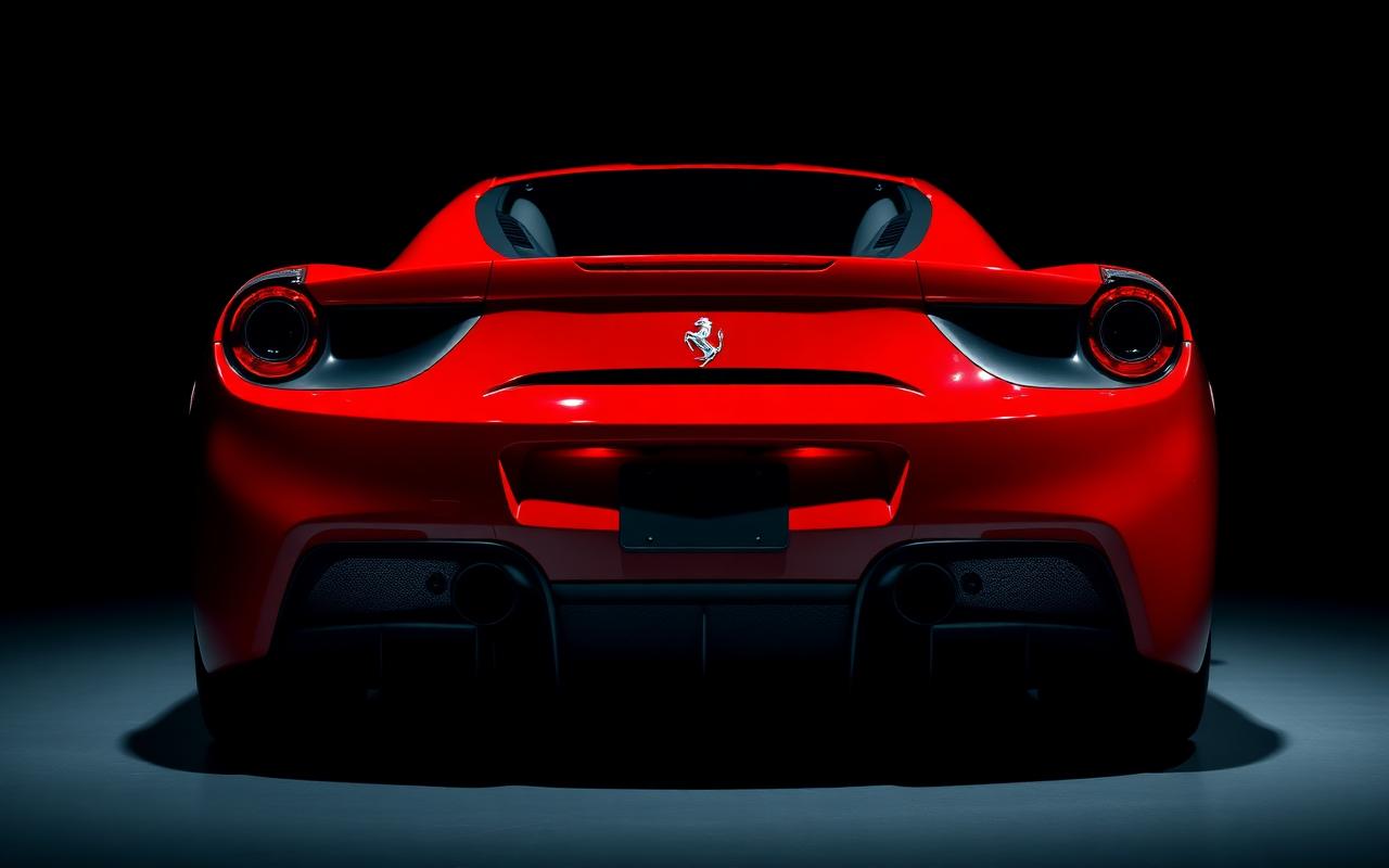 Ferrari 488 GTB rear view