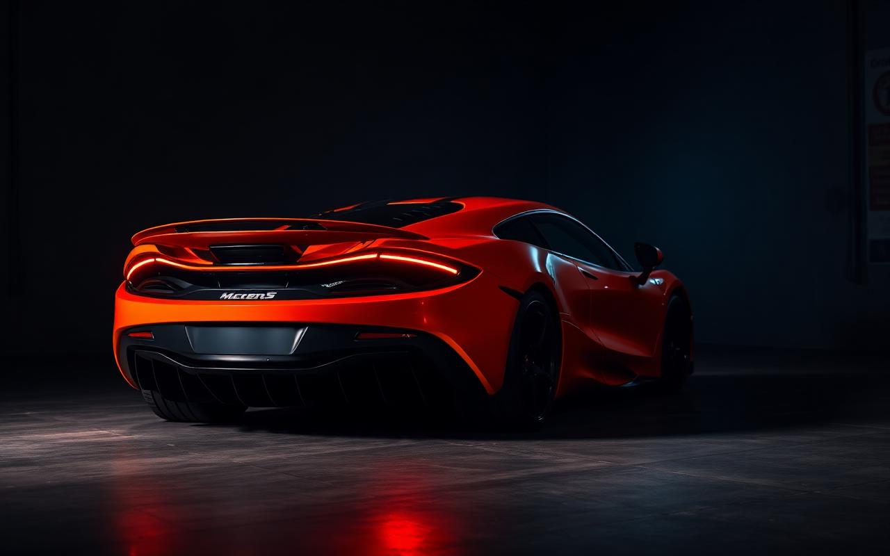 McLaren 720S rear three-quarter view
