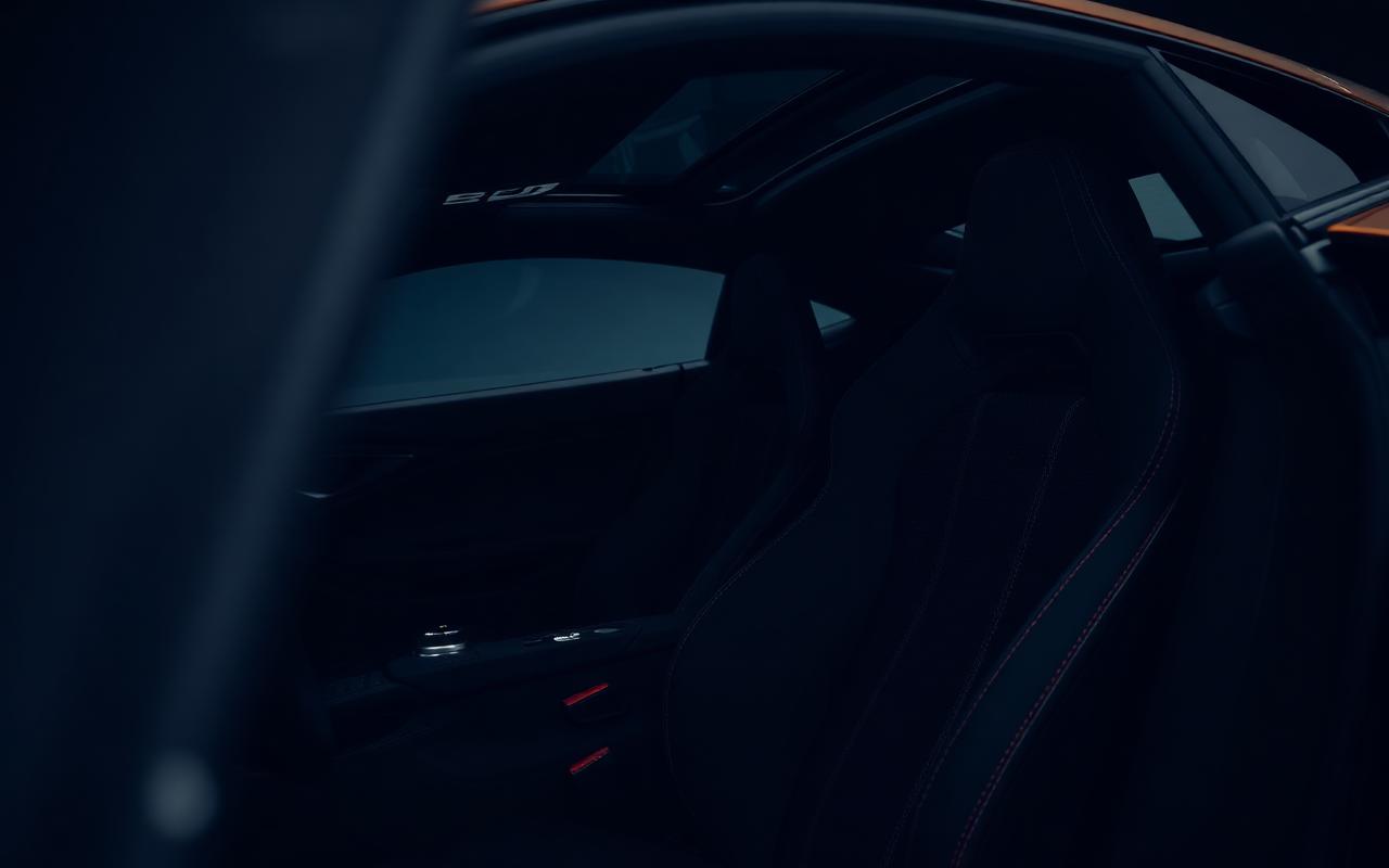 McLaren 720S interior detail